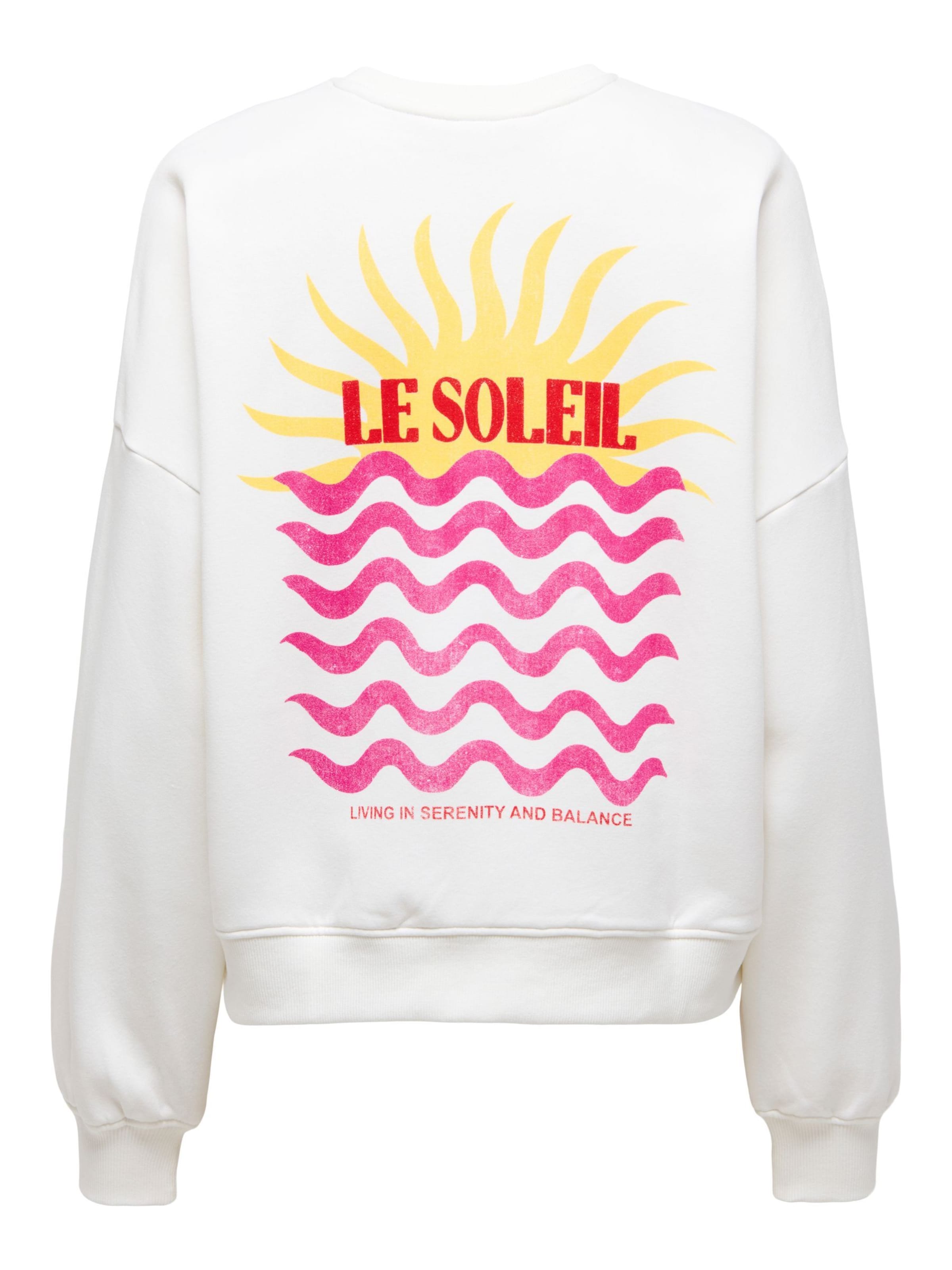 ONLY - Sudadera 'ONLLiny' en blanco