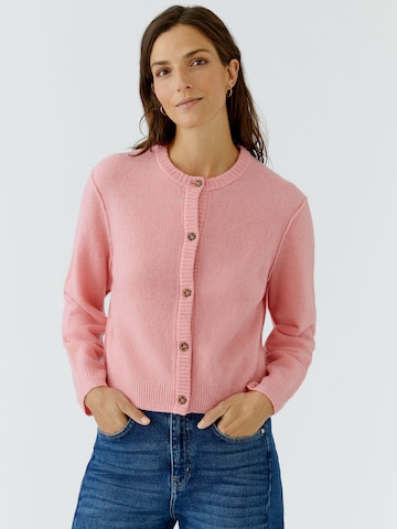 OUI Strickjacke' ILAYA' in Pink: Vorderseite
