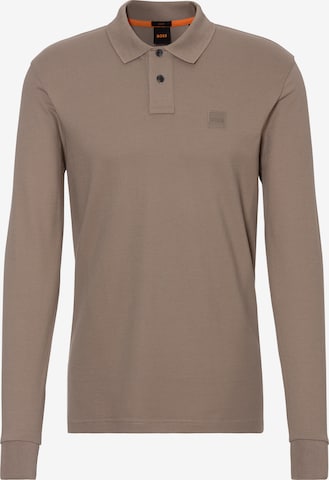 BOSS Orange Shirt 'Passerby' in Brown: front