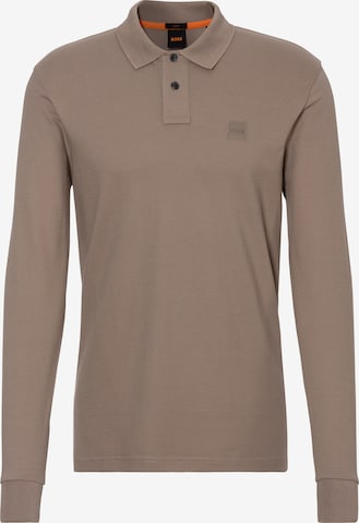 BOSS Orange Poloshirt 'Passerby' in Braun: predná strana