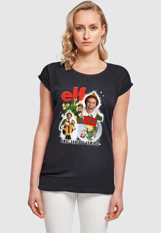 T-shirt 'Elf - Collage' ABSOLUTE CULT en bleu : devant