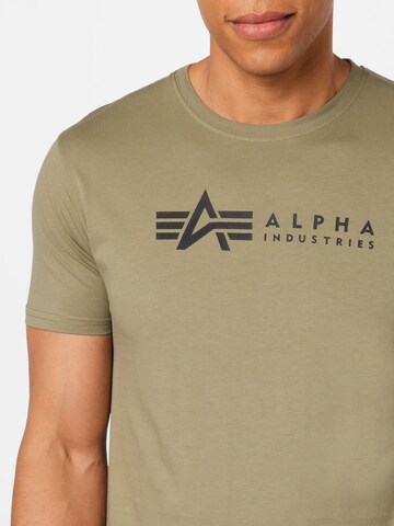 T-Shirt ALPHA INDUSTRIES en vert