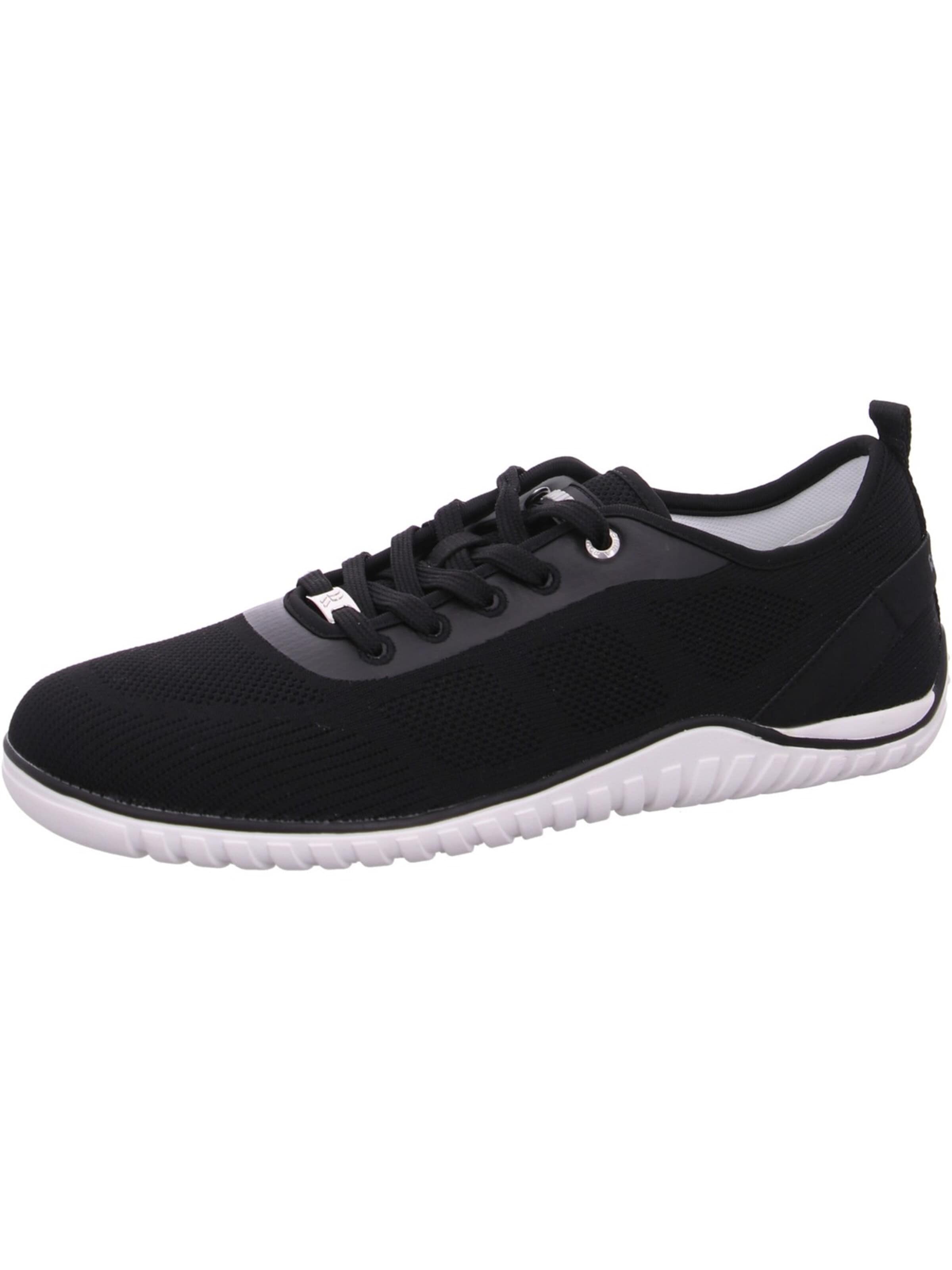 ROMIKA Athletic Lace-Up Shoes 'Romika Schnürer Schwarz' in Black: front