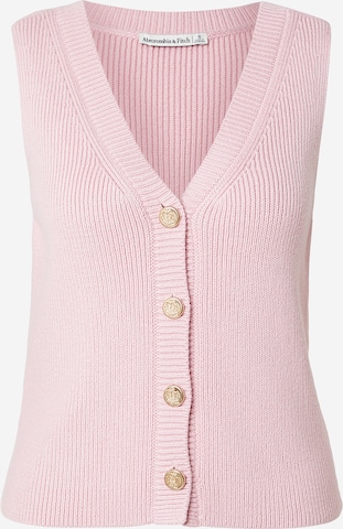 Cardigan Abercrombie & Fitch en rose : devant