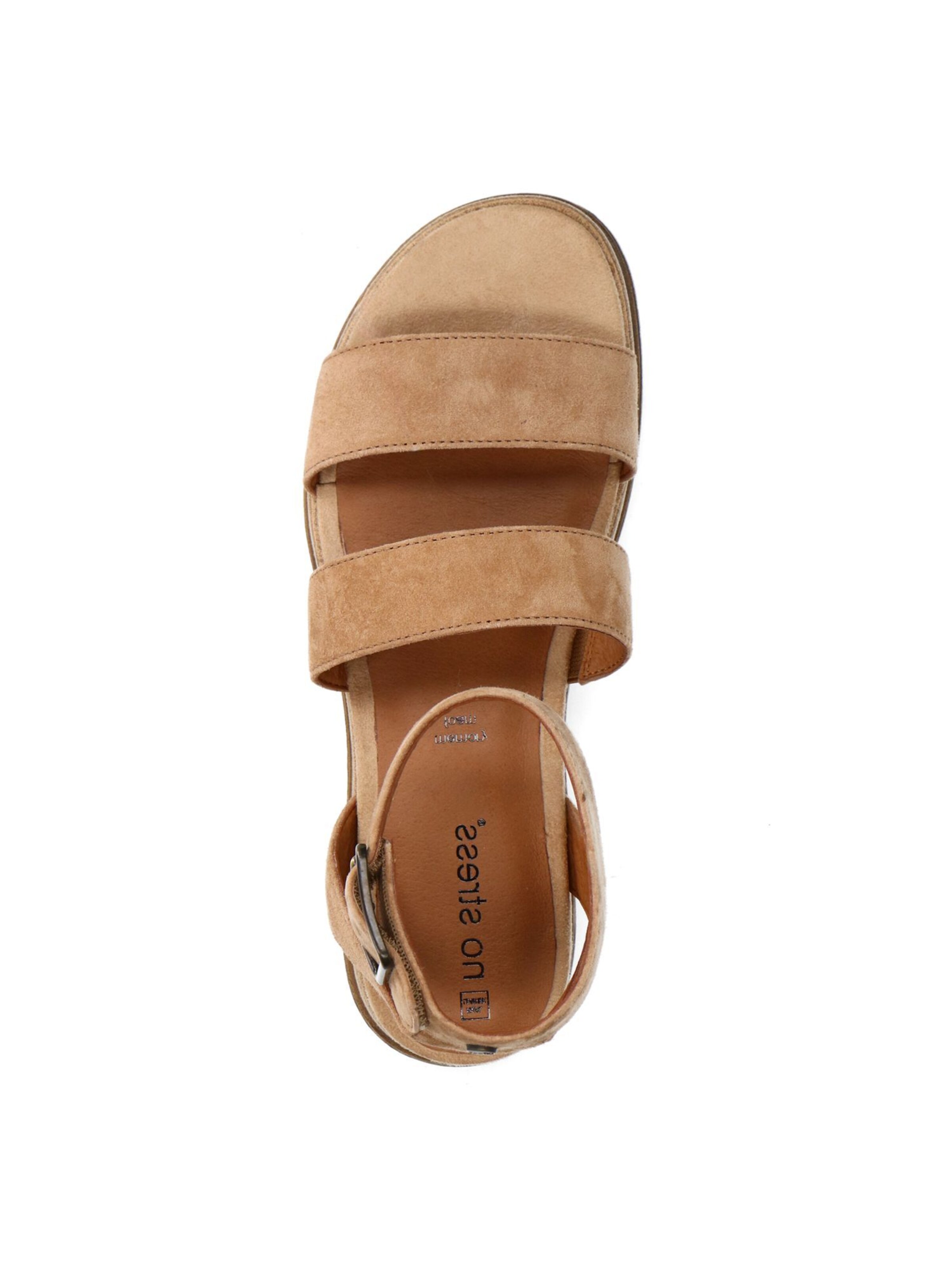 Sandales à lanières no stress en beige