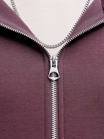 JACK & JONES Ζακέτα φούτερ 'JCOLEGACY' σε κόκκινο