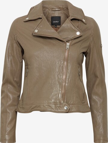 Oxmo Between-Season Jacket 'Oxdenio' in Brown: front