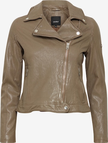 Oxmo Between-Season Jacket 'Oxdenio' in Brown: front