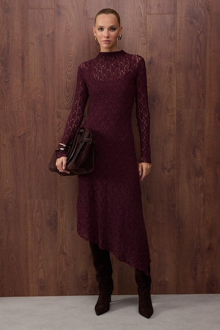 Trendyol - Vestido de gala en rojo: frente