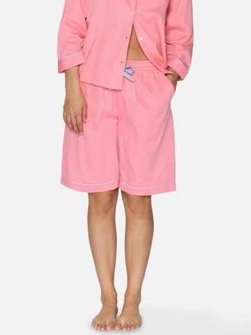 Pantalon de pyjama 'Mila' CCDK Copenhagen en rose : devant