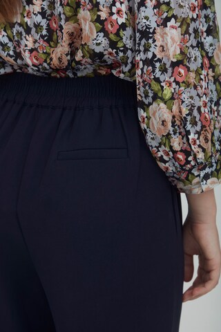 ICHI Loosefit Bandplooibroek 'IXLUXA' in Blauw