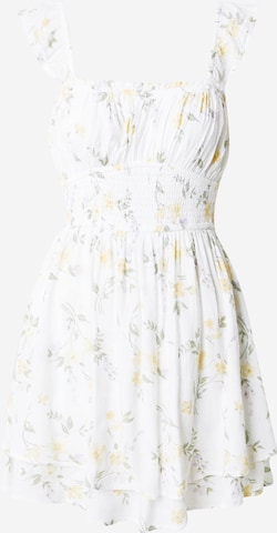 HOLLISTER Summer dress 'SAIDIE' in White: front