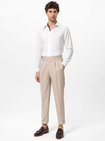 Regular Pantaloni cu dungă 'Sucre' de la Antioch pe gri