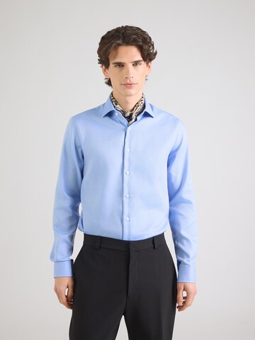 Michael Kors Regular fit Πουκάμισο σε μπλε: μπροστά