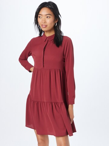 JDY - Vestido camisero 'Piper' en rojo: frente