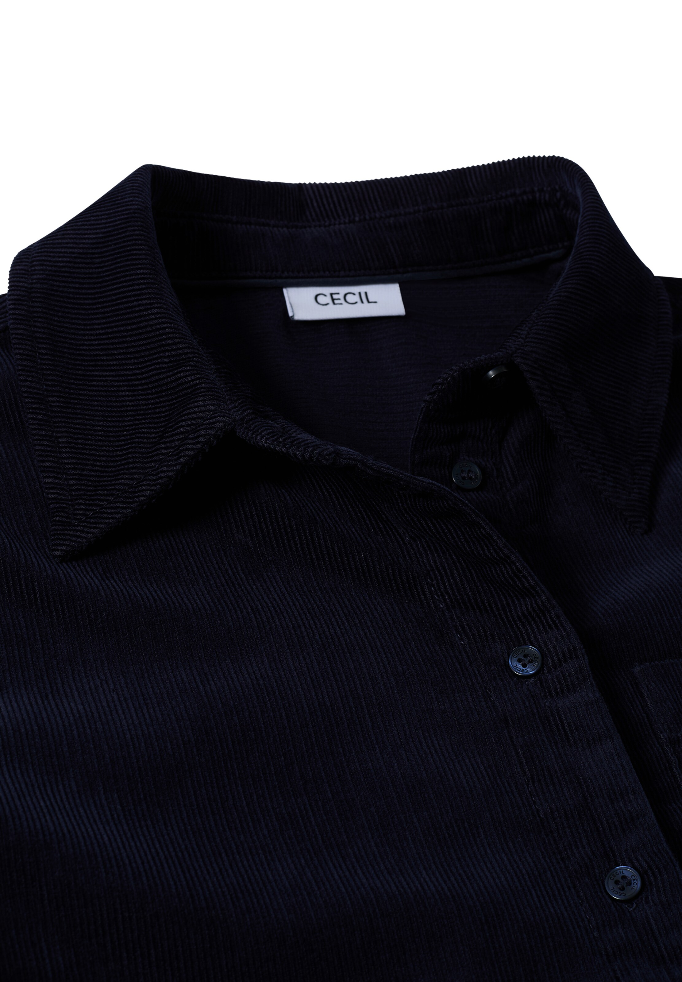 CECIL Bluse 'Cord' in Blau