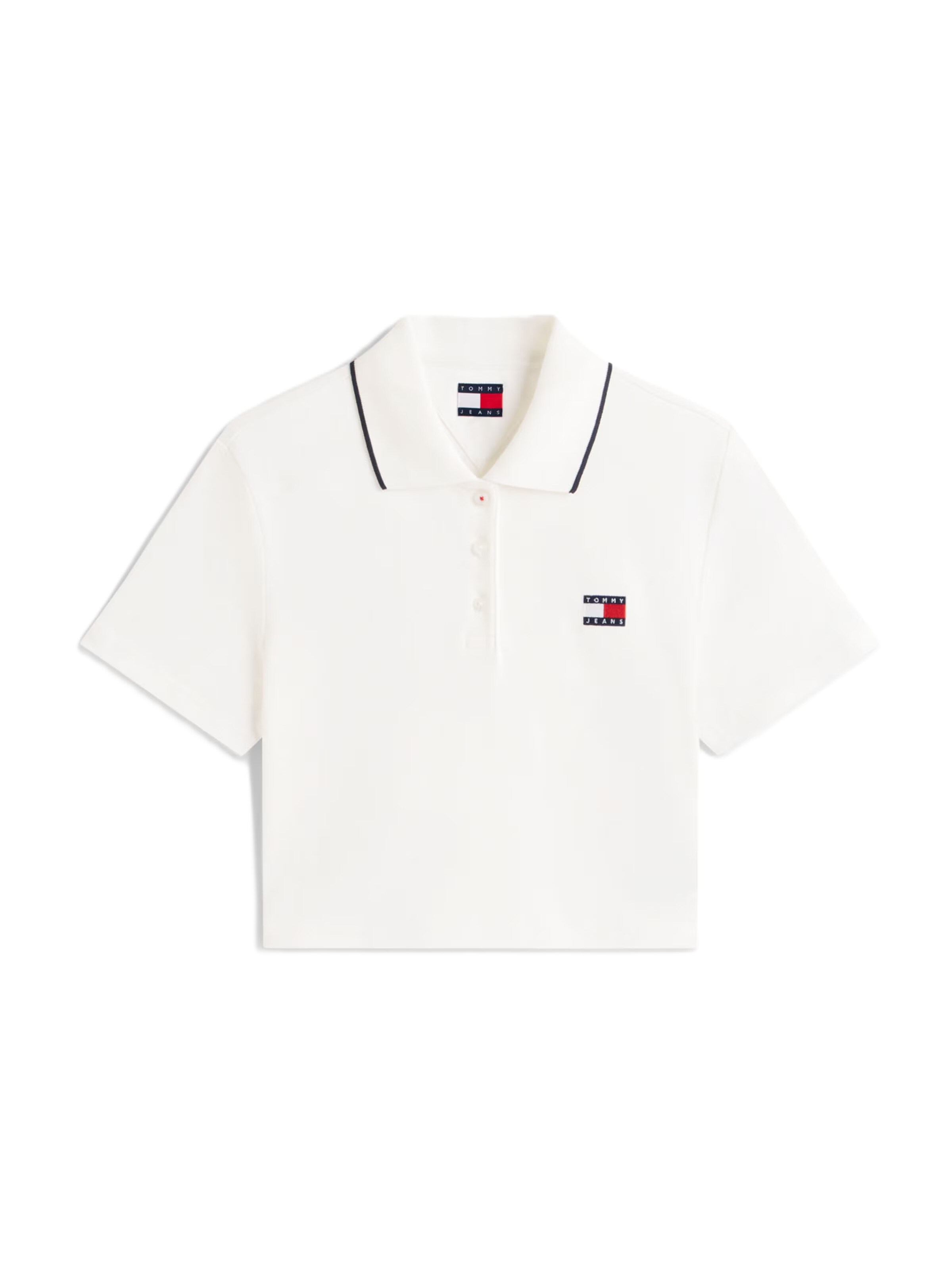 Tommy Jeans Tričko – béžová: přední strana