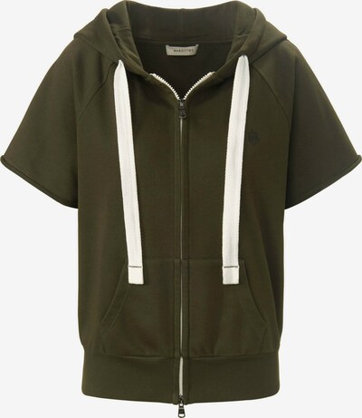 MARGITTES Sweatjacke in grün / dunkelgrün, Produktansicht