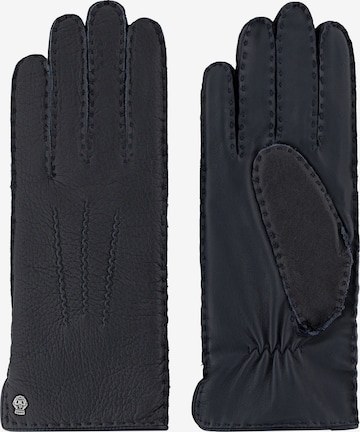 Roeckl Full Finger Gloves in Blue: front