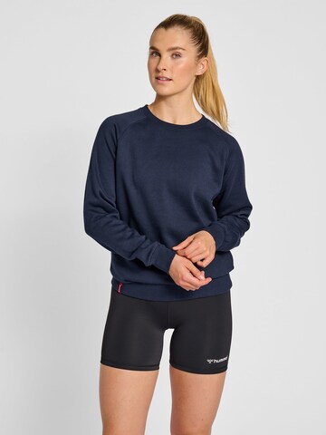 Hummel Sweatshirt 'Red' in Blue