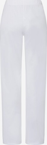 Hanro Loosefit Stoffhose ' Natural Wear ' in Weiß