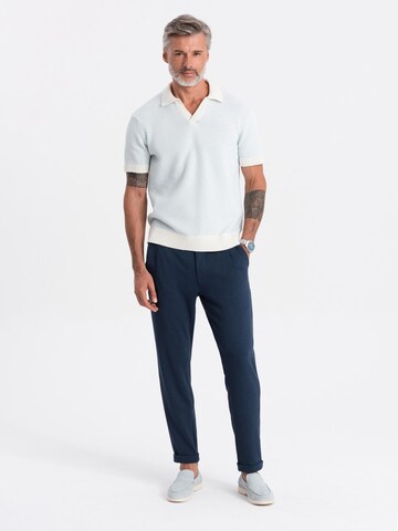 Ombre Tapered Broek 'OM-PACP-0121' in Blauw