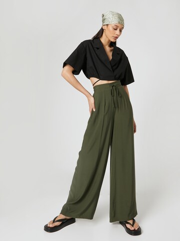 Wide Leg Pantalon 'Janay' Guido Maria Kretschmer Women en vert