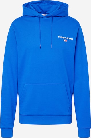 Sweat-shirt Tommy Jeans en bleu : devant