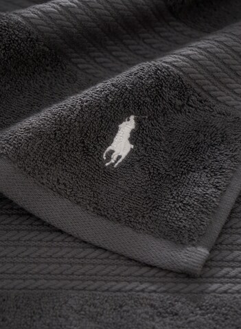 Ralph Lauren Home Badetuch 'POLO PLAYER' in Schwarz