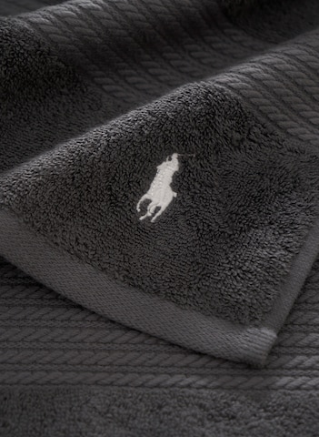 Ralph Lauren Home Shower Towel 'POLO PLAYER' in Black