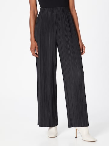 Wide Leg Pantalon 'Uma 10167' Samsøe Samsøe en noir : devant