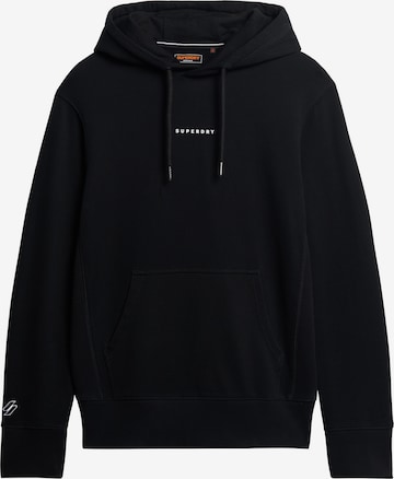 Sweat-shirt Superdry en noir : devant