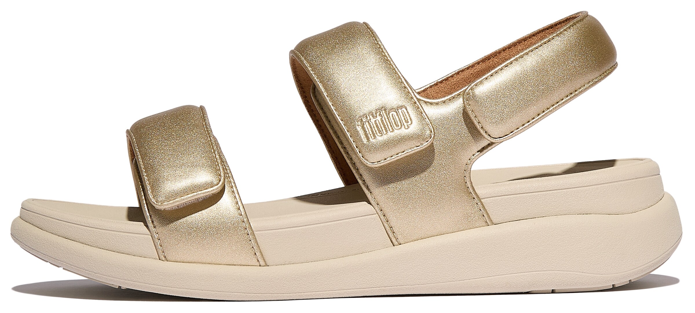 FitFlop Sandals in Gold: front