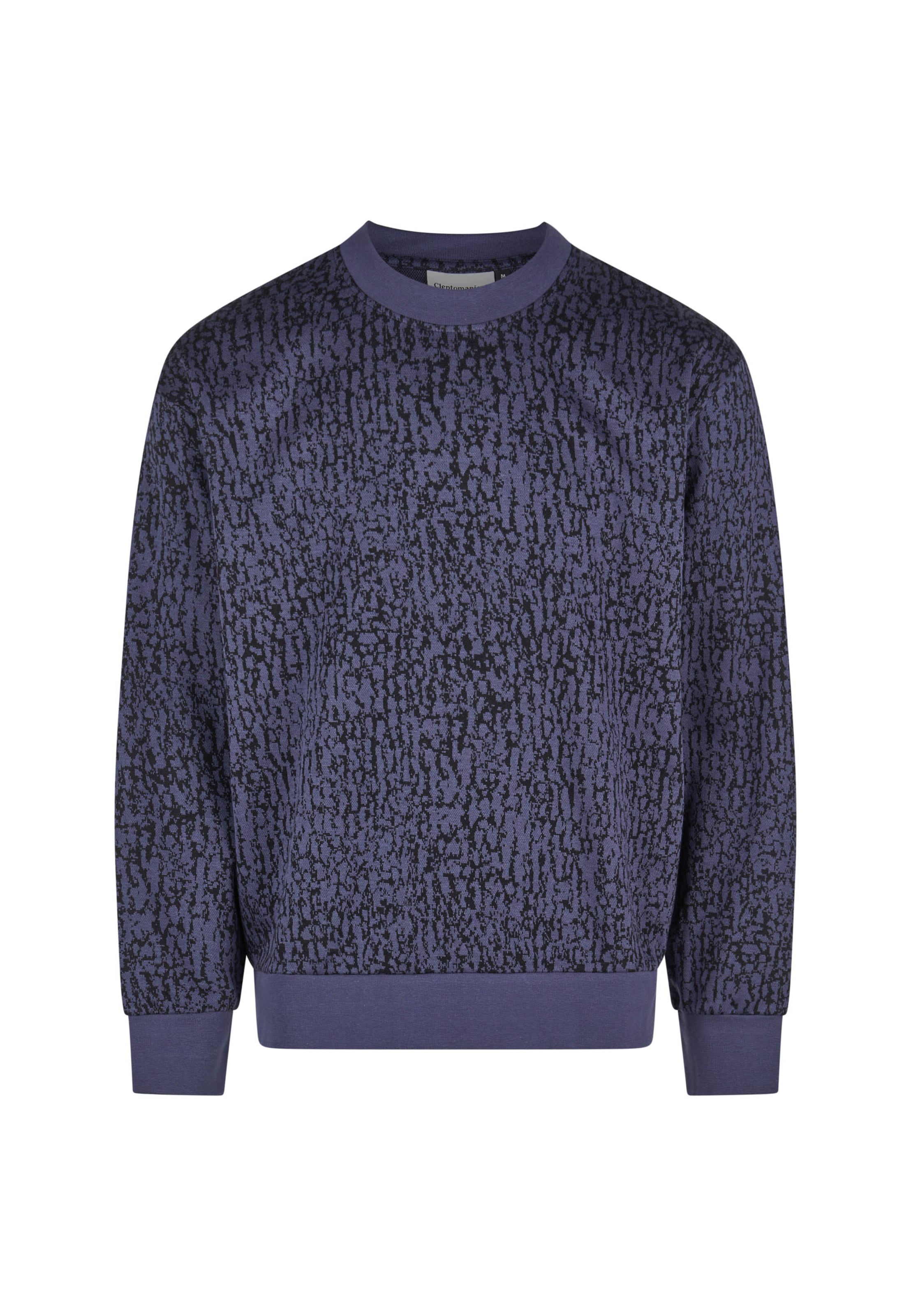 Cleptomanicx Sweater in Blue: front