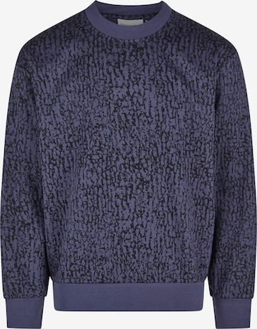 Cleptomanicx Pullover in Blau: Vorderseite