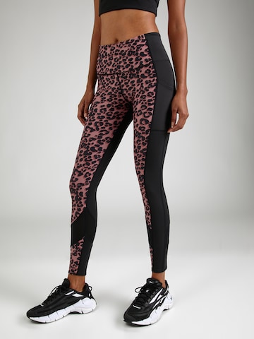 HKMX Skinny Workout Pants 'Oh My Squat' in Pink: front