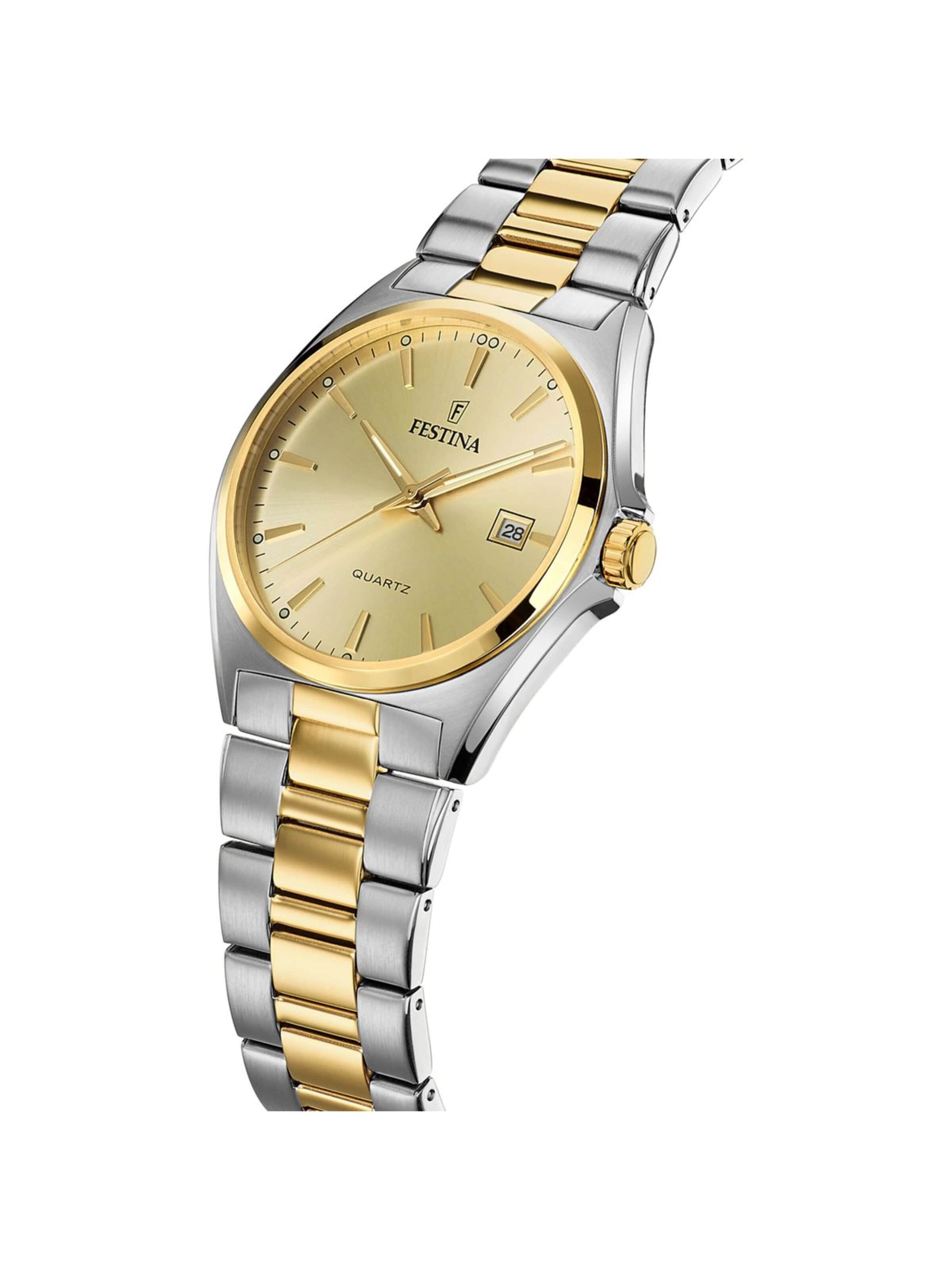 Montre à affichage analogique FESTINA en beige