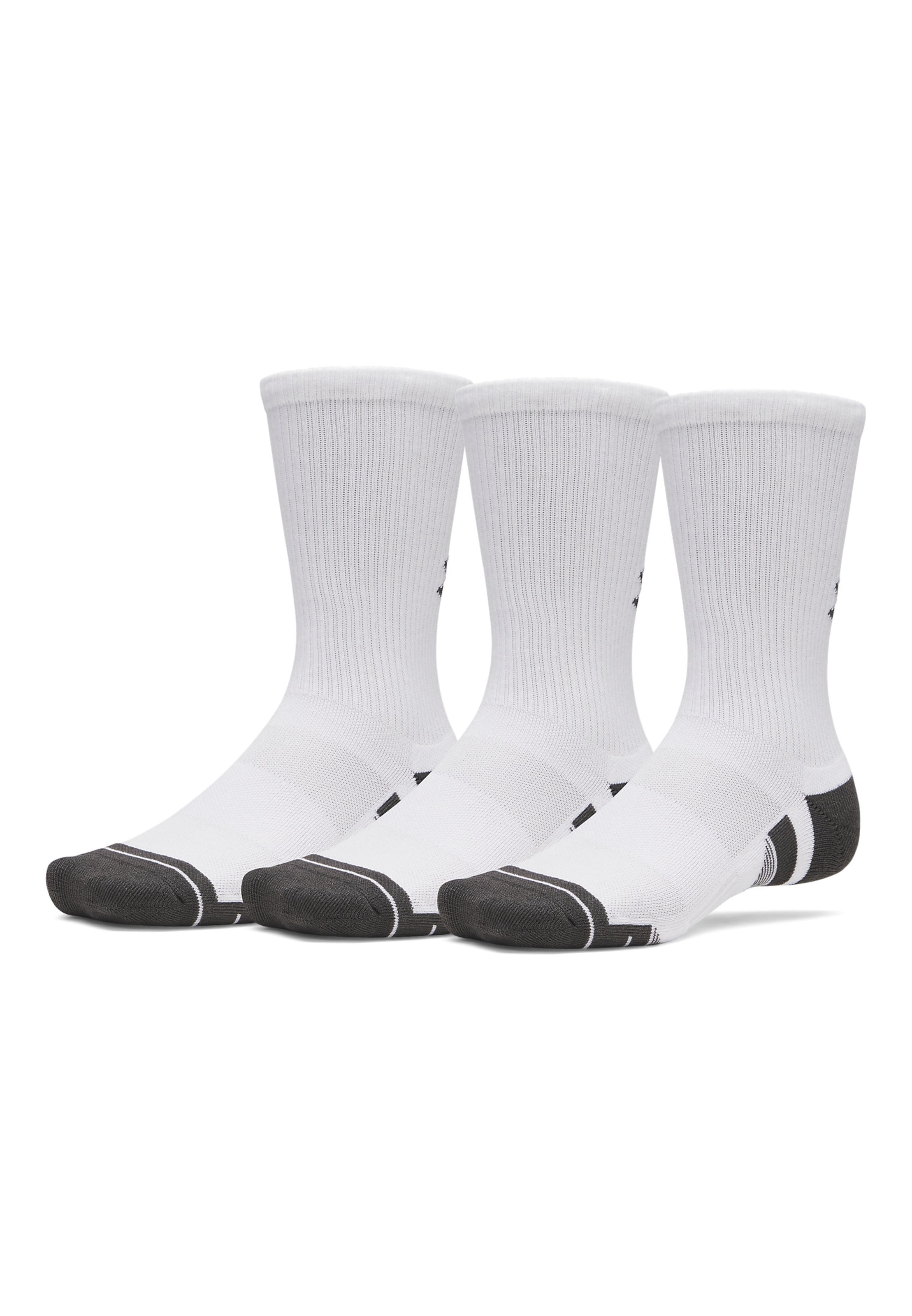 UNDER ARMOUR Sports socks 'Perf Tech' in White: front