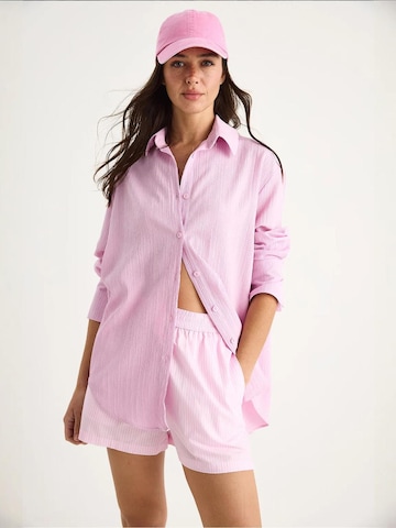 Chemisier Bianco Lucci en rose