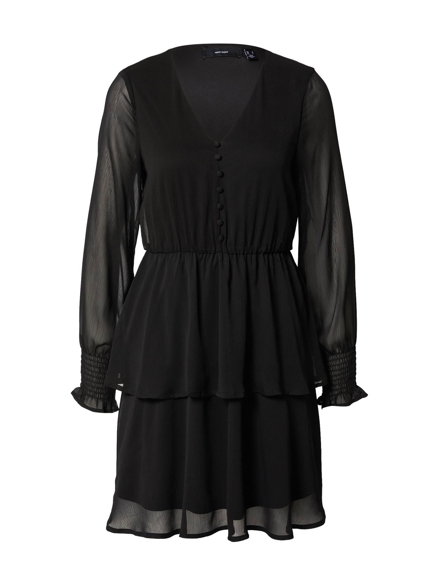 B5Cmk Bardziej zrównoważony VERO MODA Sukienka koszulowa SMILLA w kolorze Czarnym 