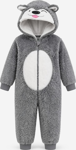 LEAFLETIC Overall 'Leafletic Children’s Overall' in Grau: Vorderseite