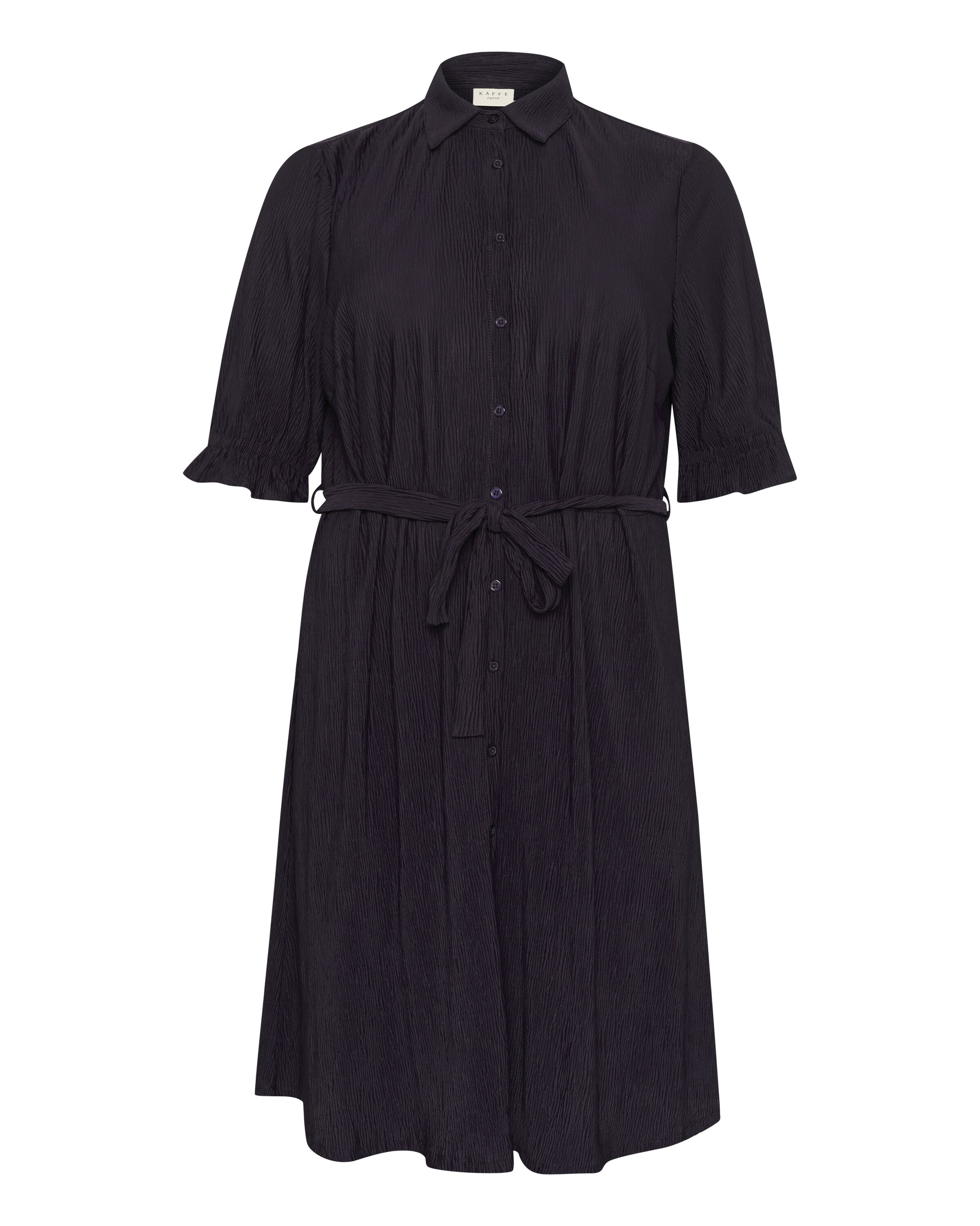 KAFFE CURVE Kleid in Blau: Vorderseite