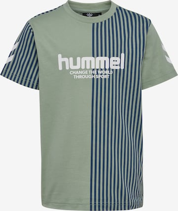 T-Shirt 'Mexi Go' Hummel en vert : devant