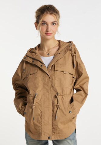 DreiMaster Vintage Between-Season Jacket in Beige: front