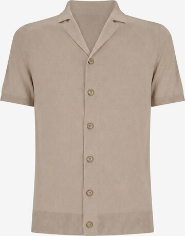 DANIELE ALESSANDRINI Overhemd in Beige: voorkant