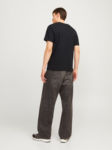 JACK & JONESMajica 'JWHFERRIS' - crna boja: stražnji dio