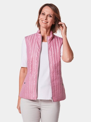 Goldner Bodywarmer in Roze: voorkant