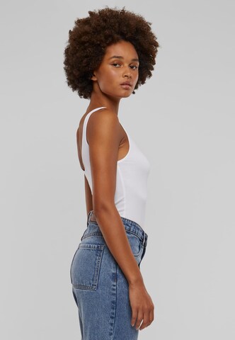 Urban Classics Shirt Bodysuit in White