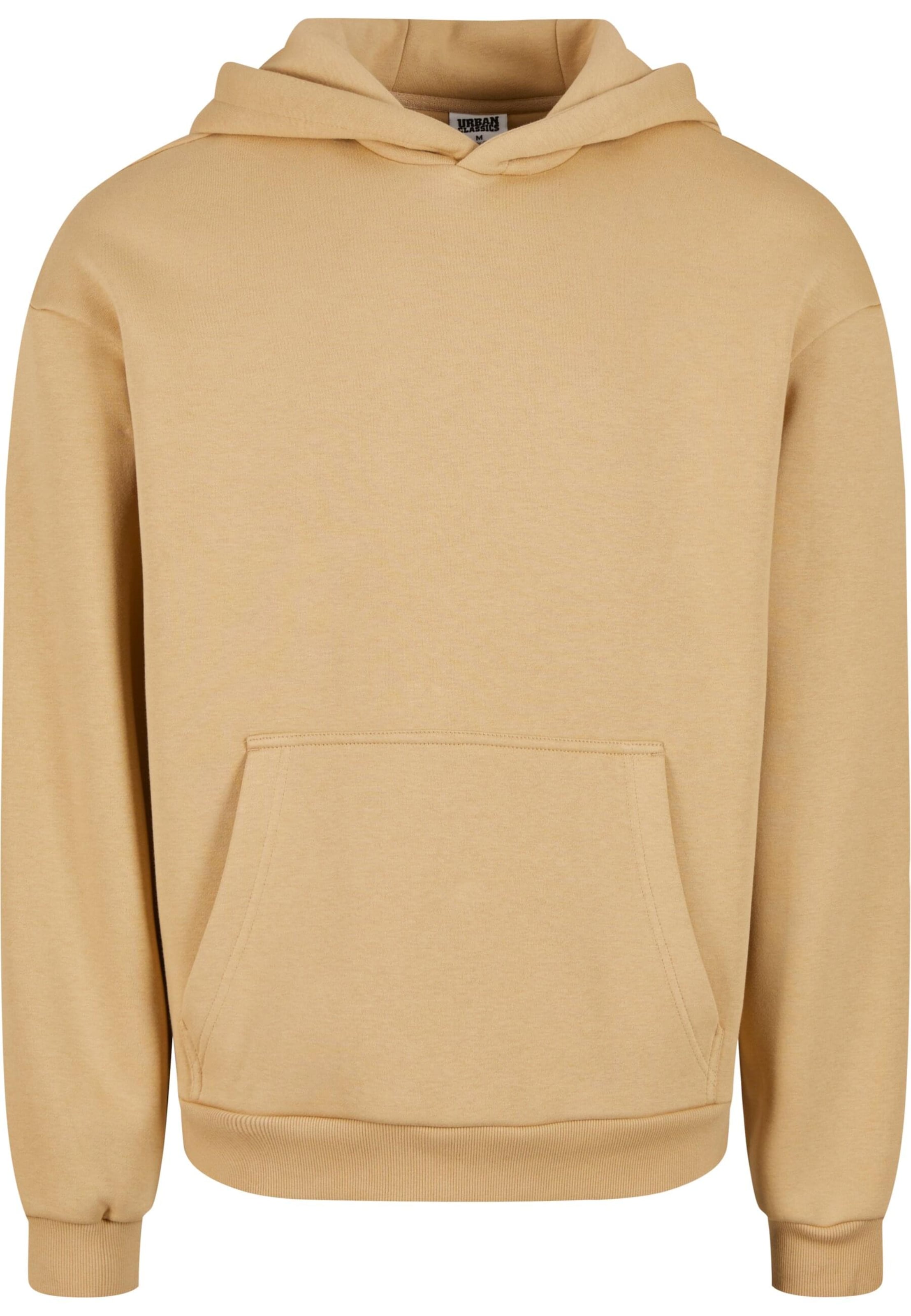Urban Classics Sweatshirt 'Fluffy' in Beige: front