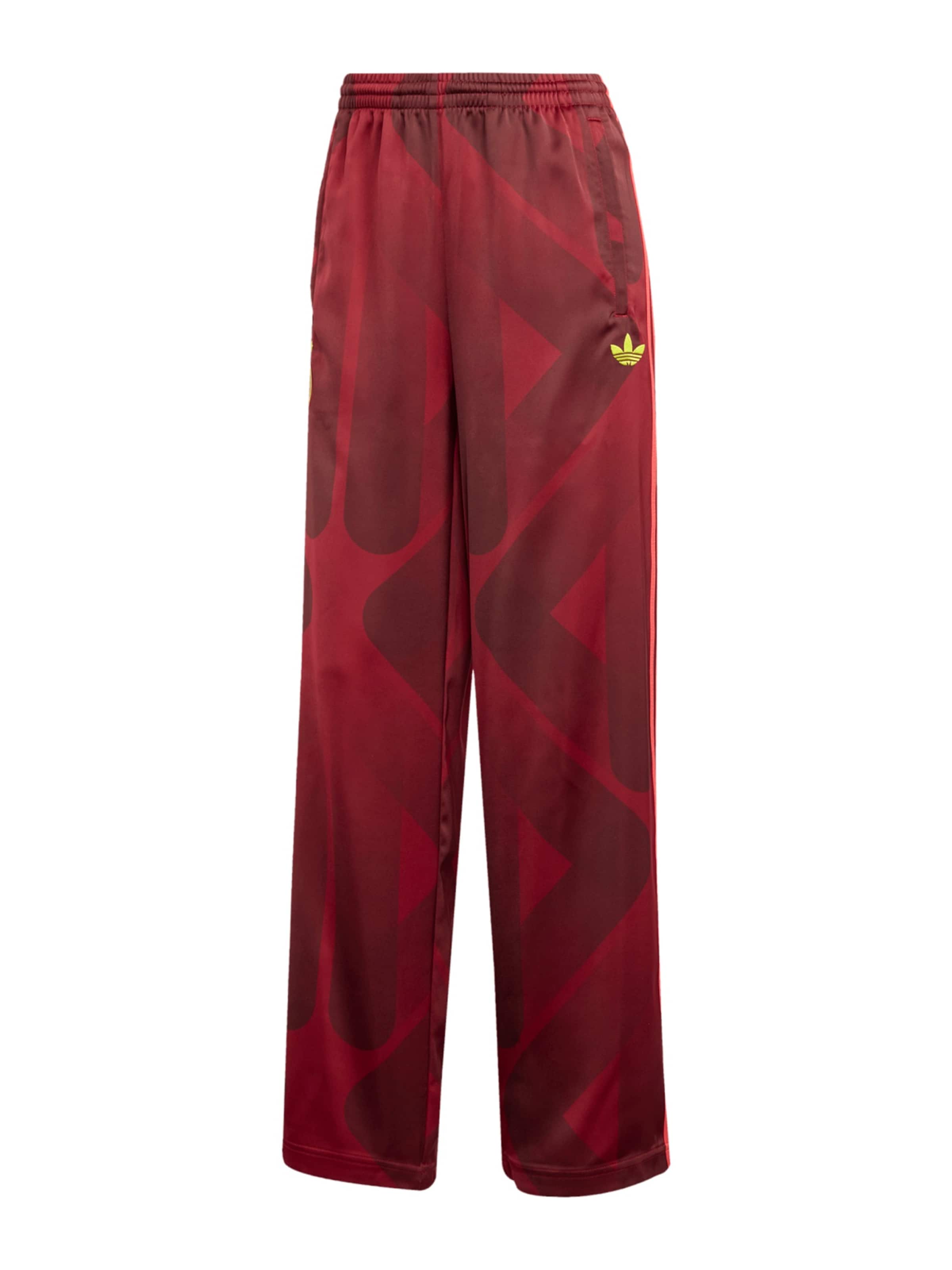 ADIDAS PERFORMANCE Wide leg Παντελόνι φόρμας 'DFB' σε κόκκινο: μπροστά